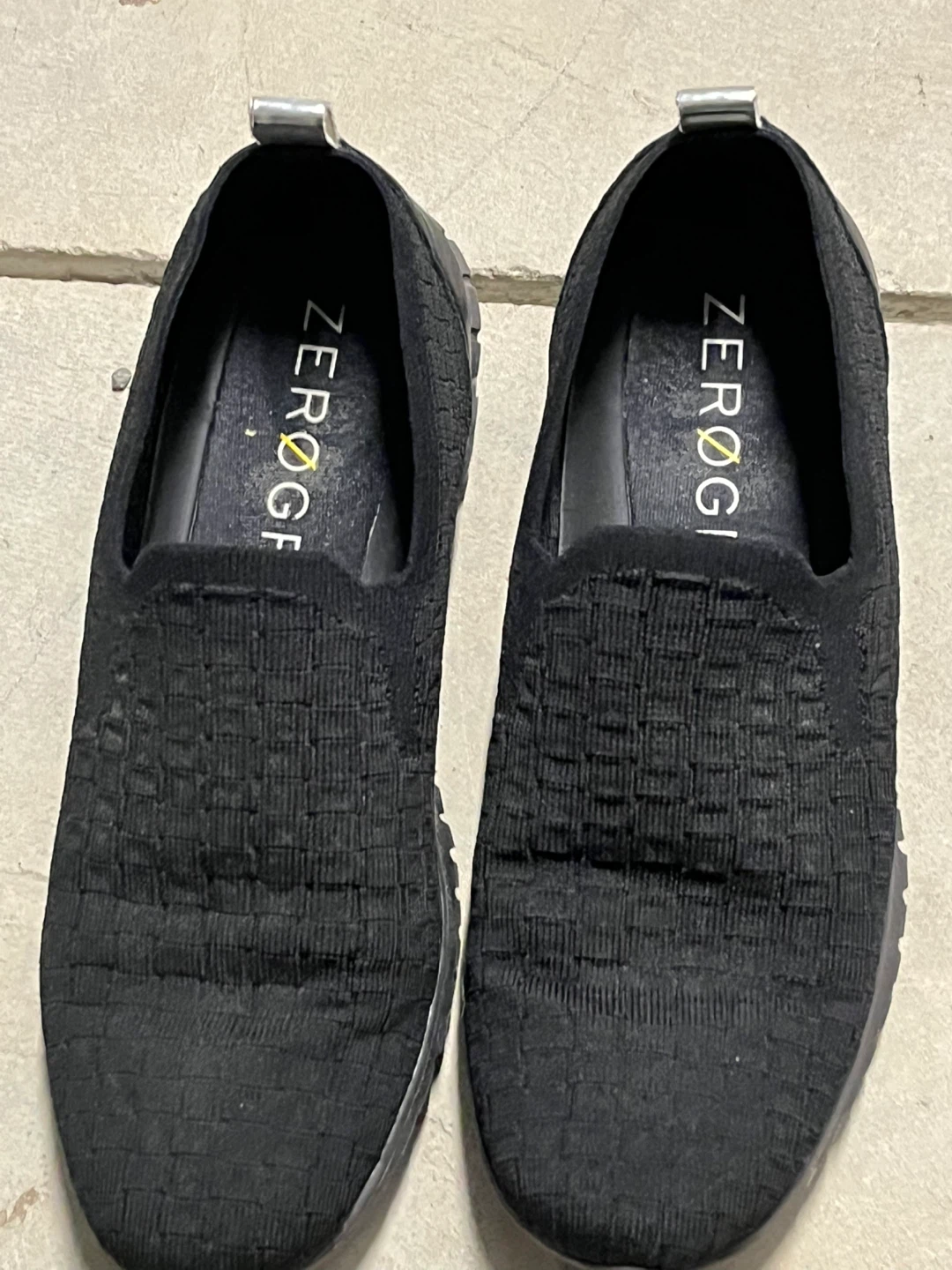 Cole Haan Zerogrand Black Slip-On Loafers