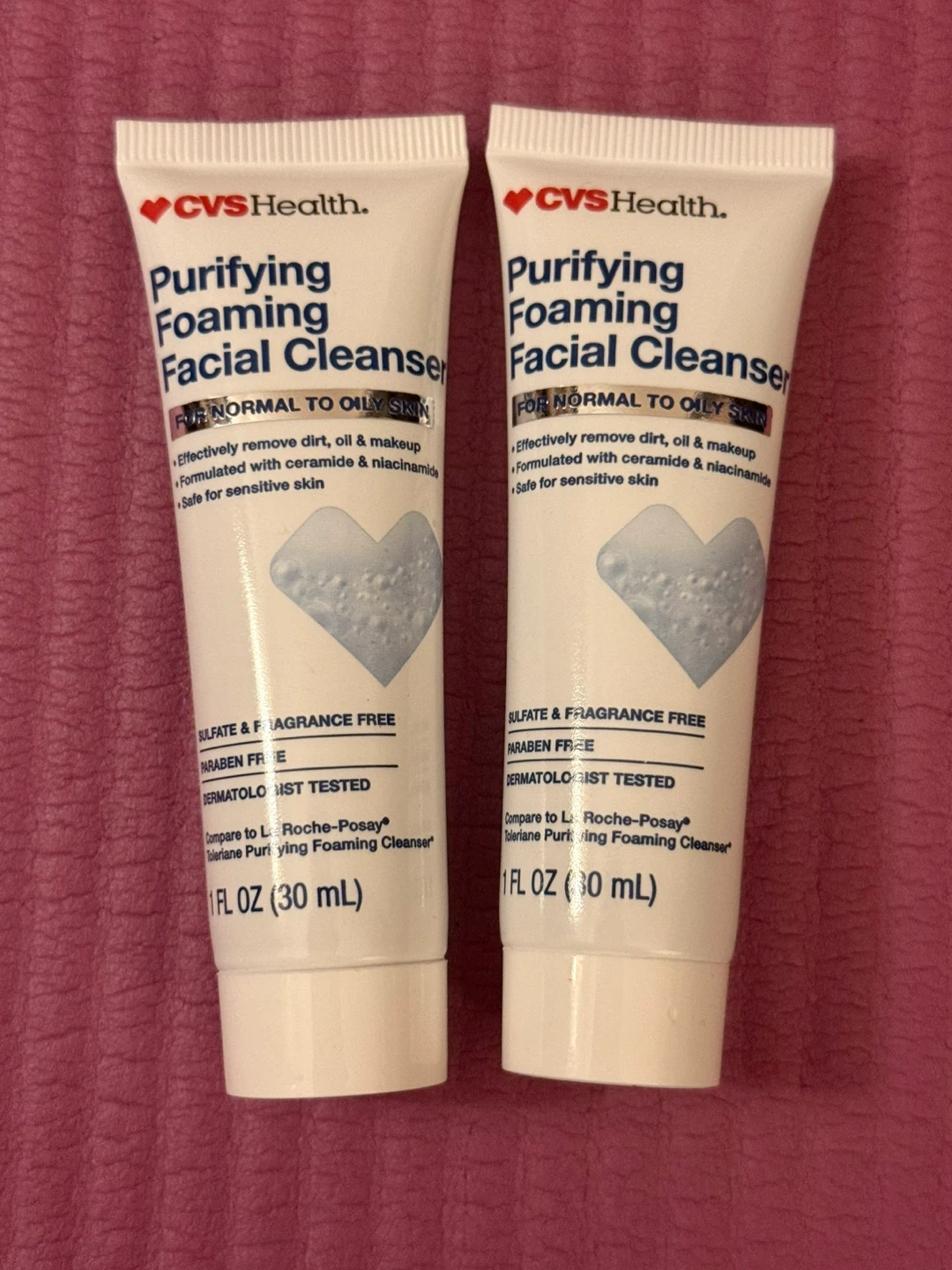 NEW✨CVS Health Purifying Foaming Facial Cleanser (2 x 1 oz)