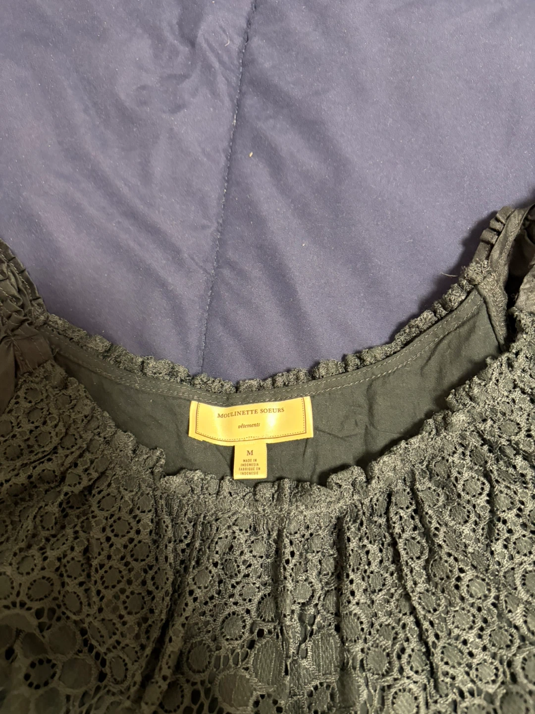 Maglinette Soeurs Lace Top - Size M - photo 3
