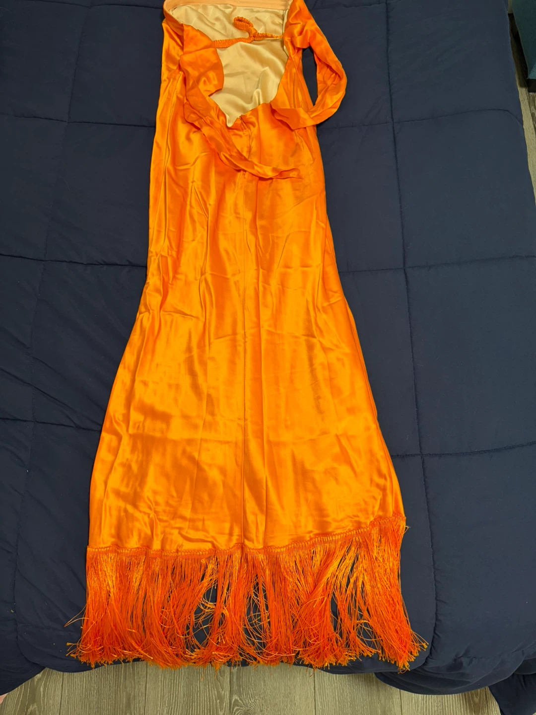 Delfi Collective Orange Fringe Maxi Dress - photo 2