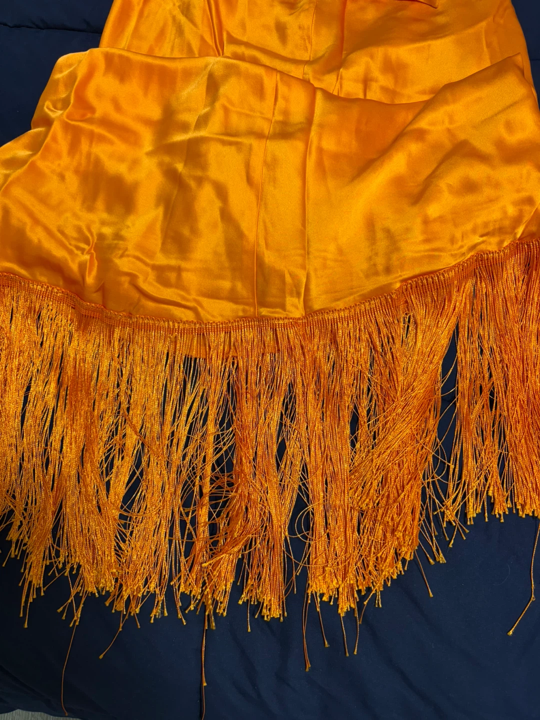 Delfi Collective Orange Fringe Maxi Dress - photo 3