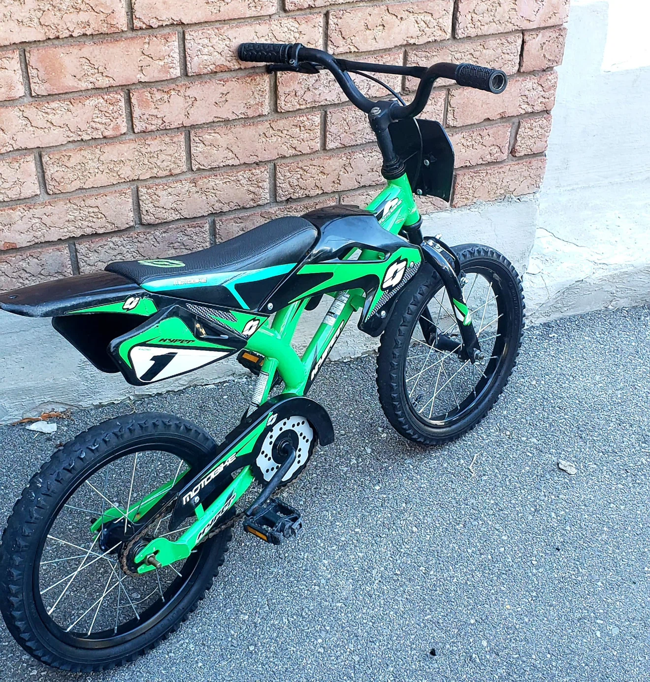 Kids' Green "Motobike" Style Bicycle - photo 4