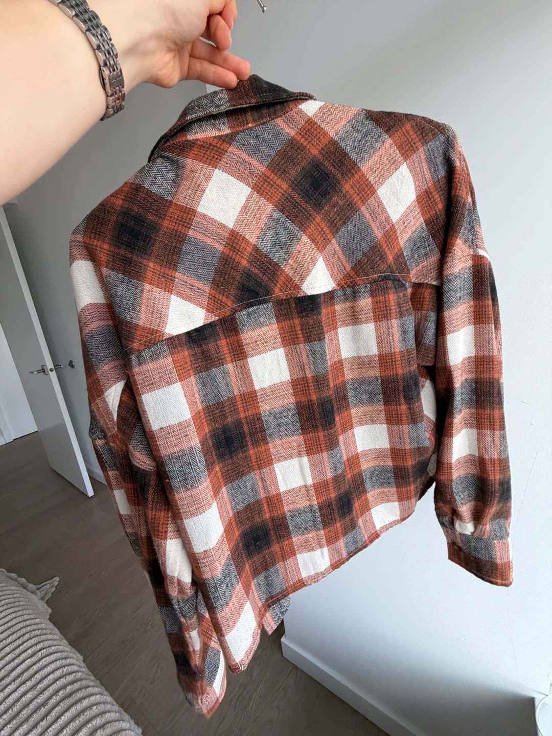 SONO Plaid Button-Up Shirt - Size S - photo 2