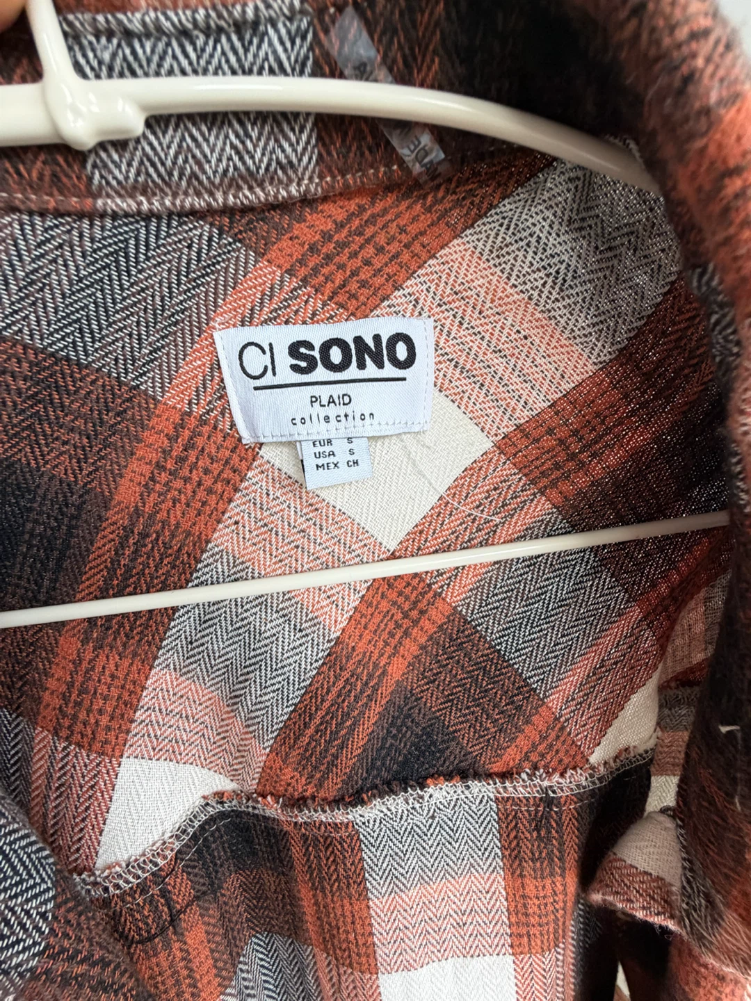 SONO Plaid Button-Up Shirt - Size S - photo 3