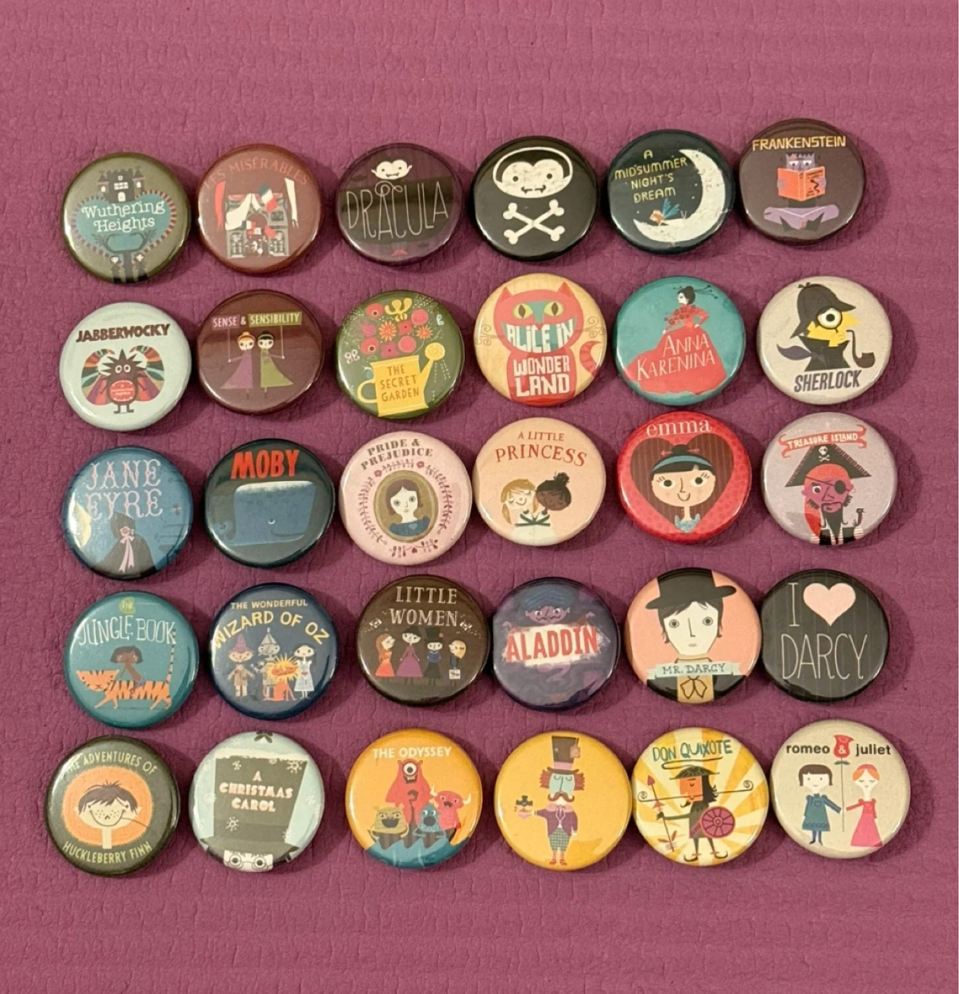 NEW✨30 pc Button Pins Collection