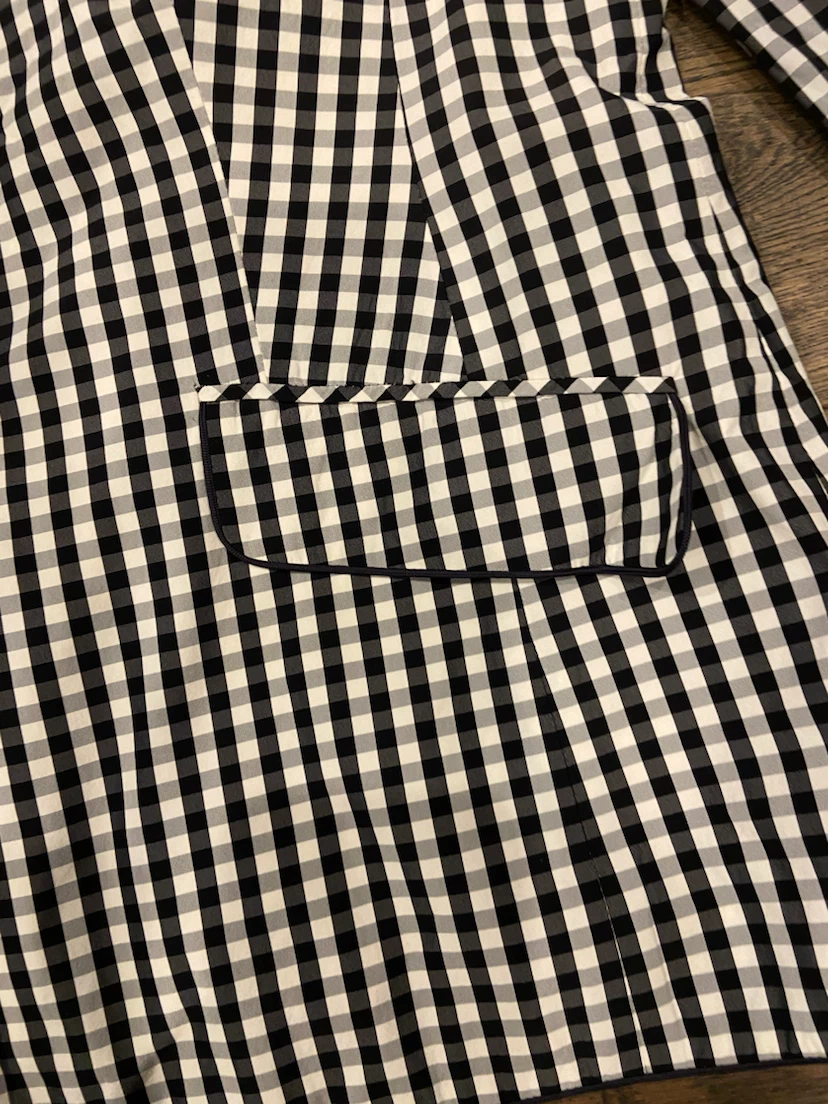 NEW w/ Defects*: Basler Gingham Blk & Wht Blazer Size 10 - photo 2