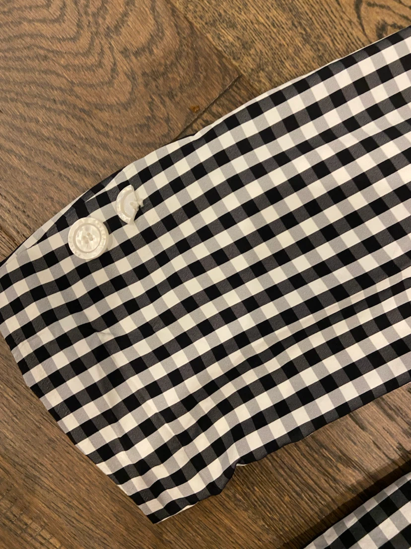 NEW w/ Defects*: Basler Gingham Blk & Wht Blazer Size 10 - photo 4