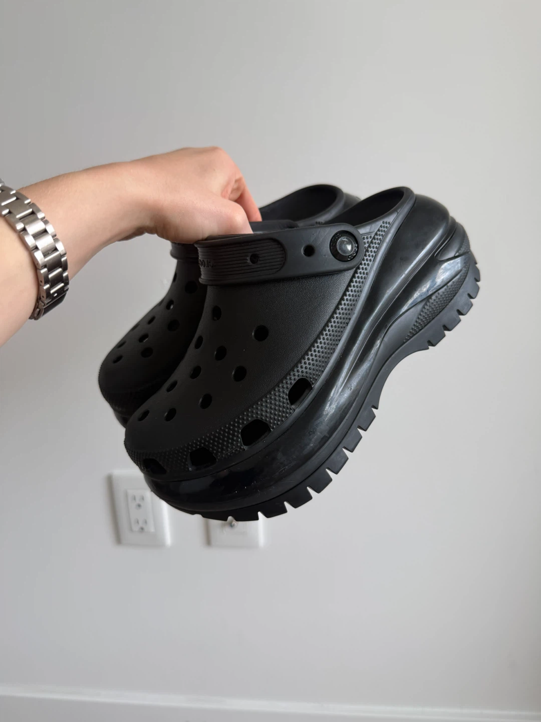 Crocs Platform Clogs Black
