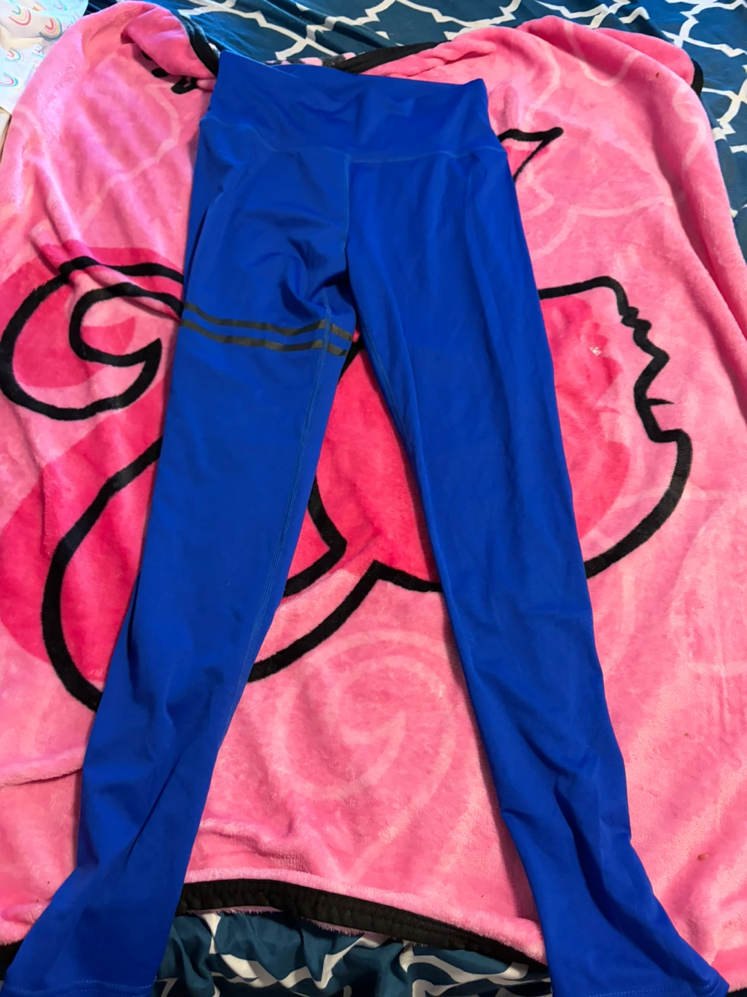 Blue Athletic Leggings