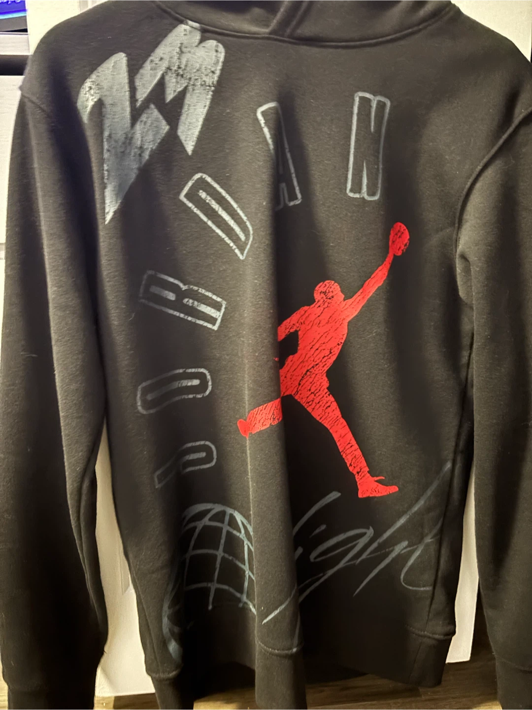 Black Jordan Flight Hoodie