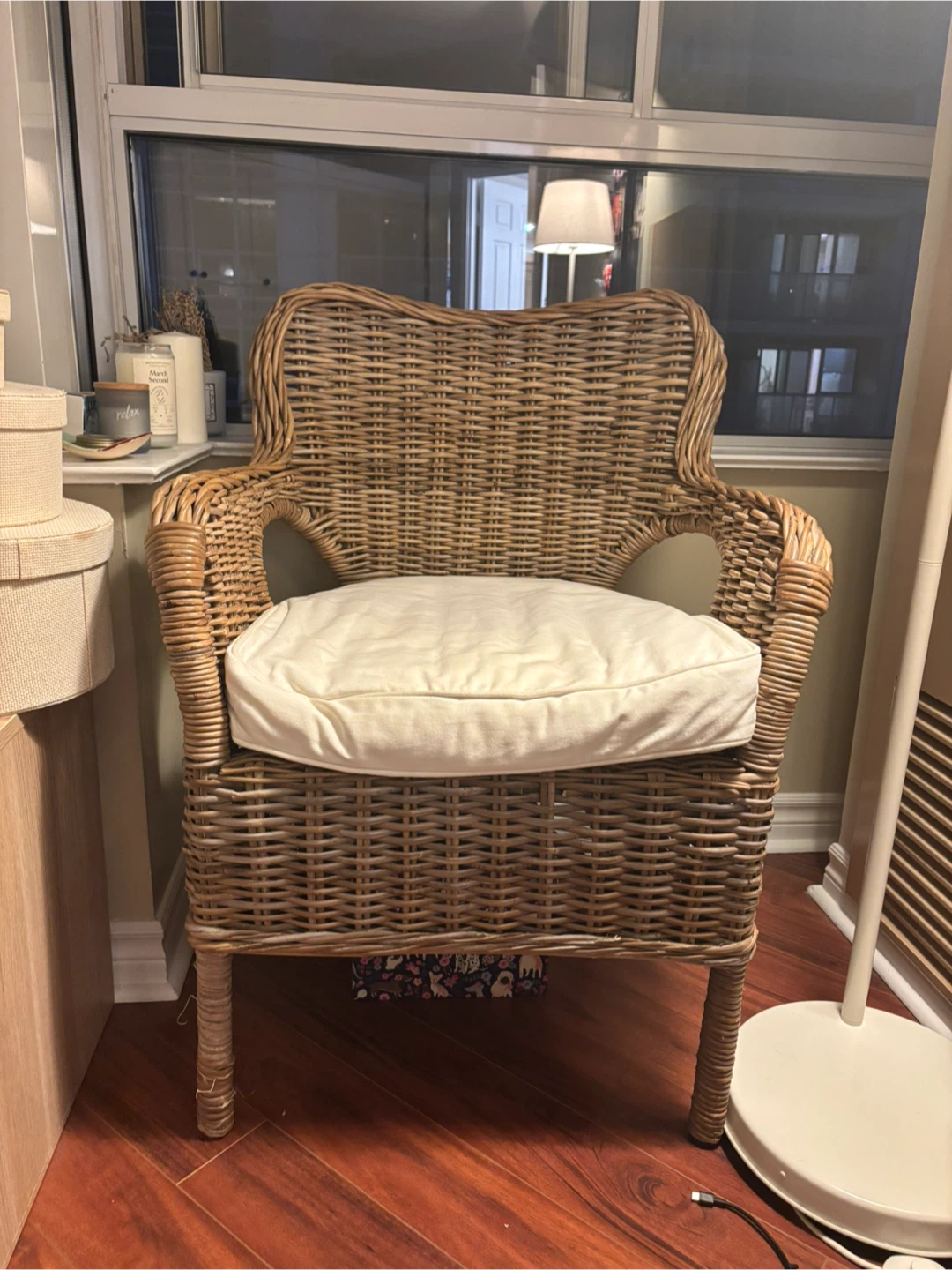 IKEA Bamboo/Rattan Armchair — Similar Style to ULVEVÄR