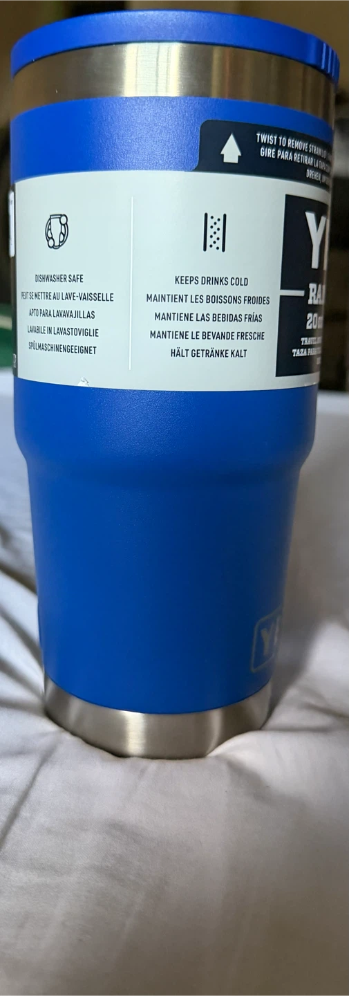 Yeti Rambler 20 oz Travel Mug - Royal Blue - BNWT - photo 2