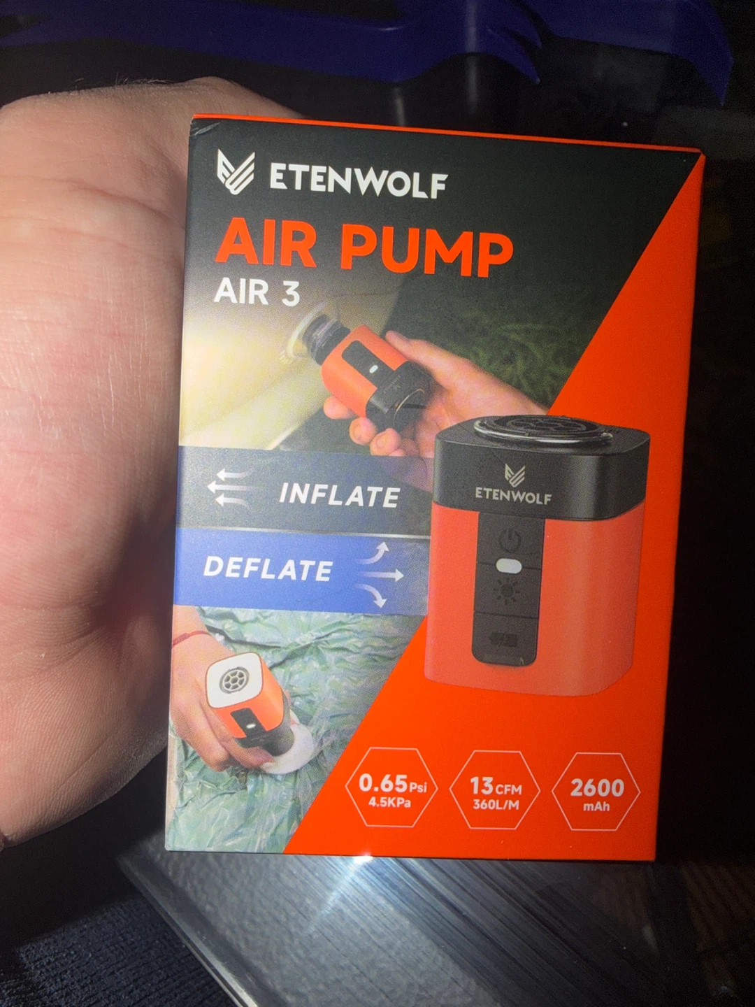ETENWOLF AIR 3 Mini Electric Air Pump - photo 3