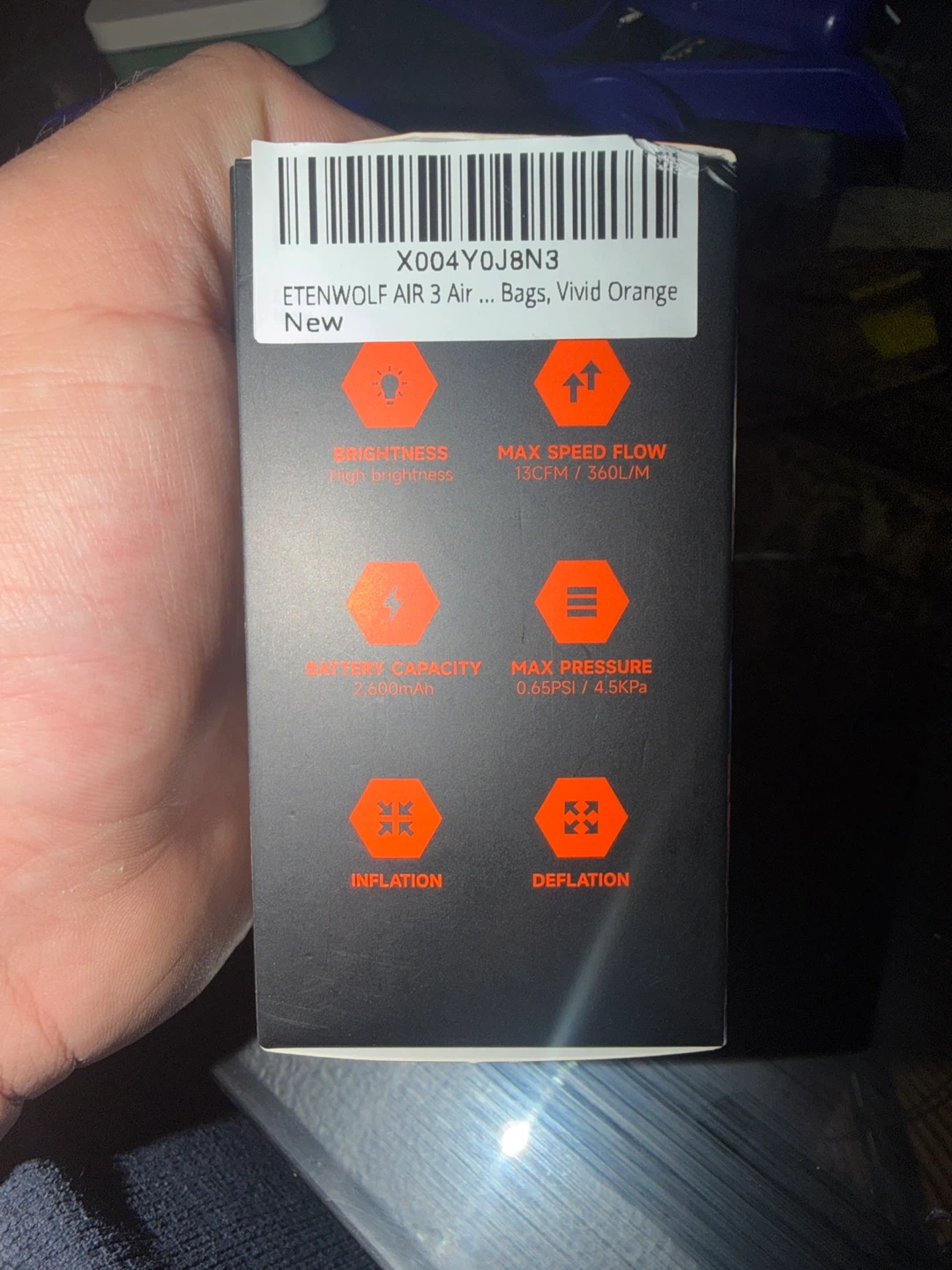 ETENWOLF AIR 3 Mini Electric Air Pump - photo 5