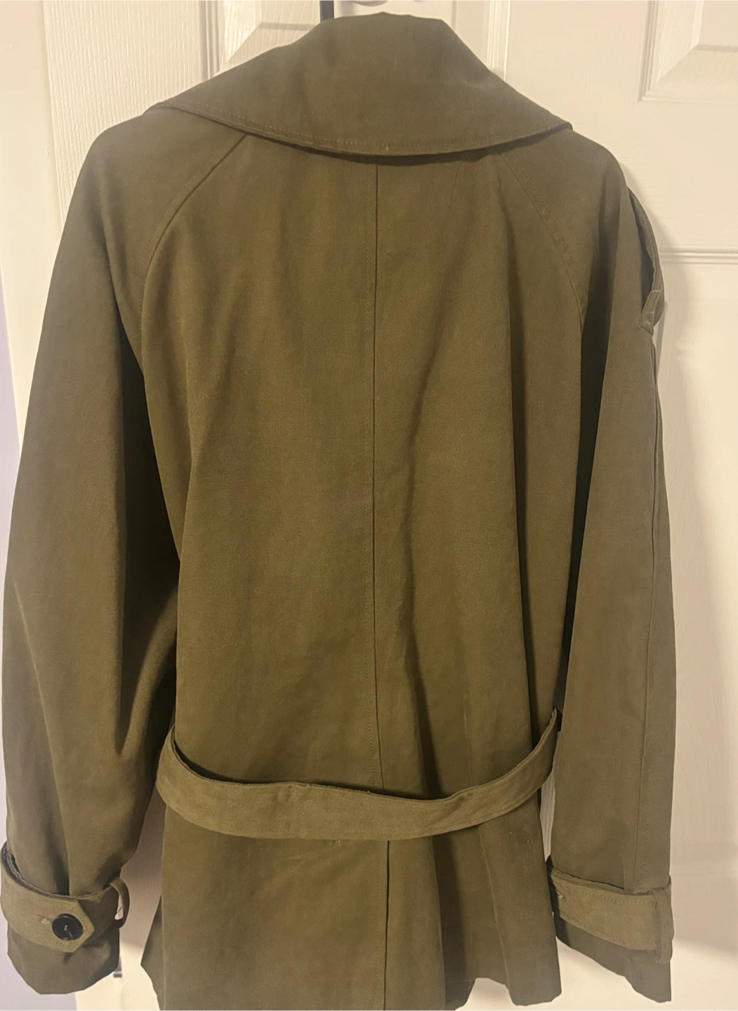 Zara Green Trench Coat - photo 2