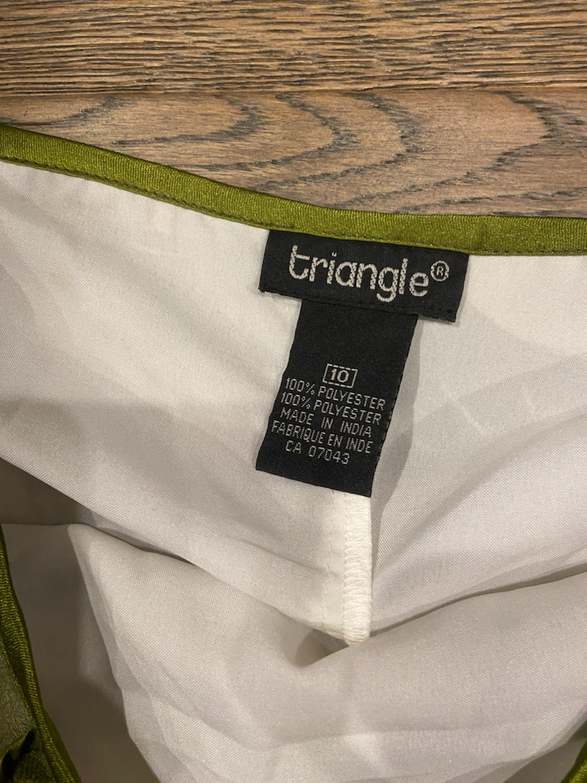 EUC: Triangle Flowing Floral Chiffon Midi Skirt Size 10 - photo 4
