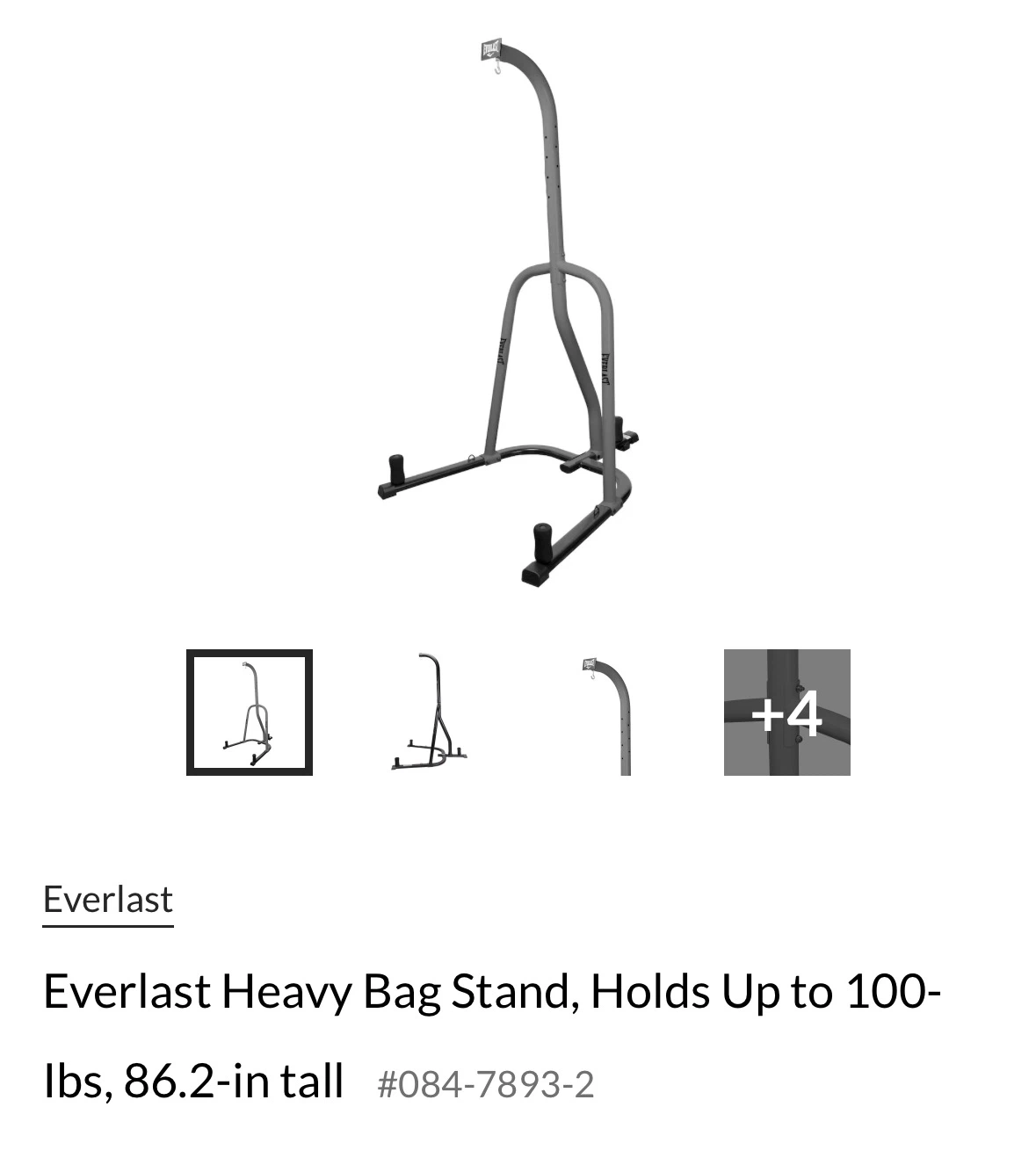 Everlast Heavy Bag Stand