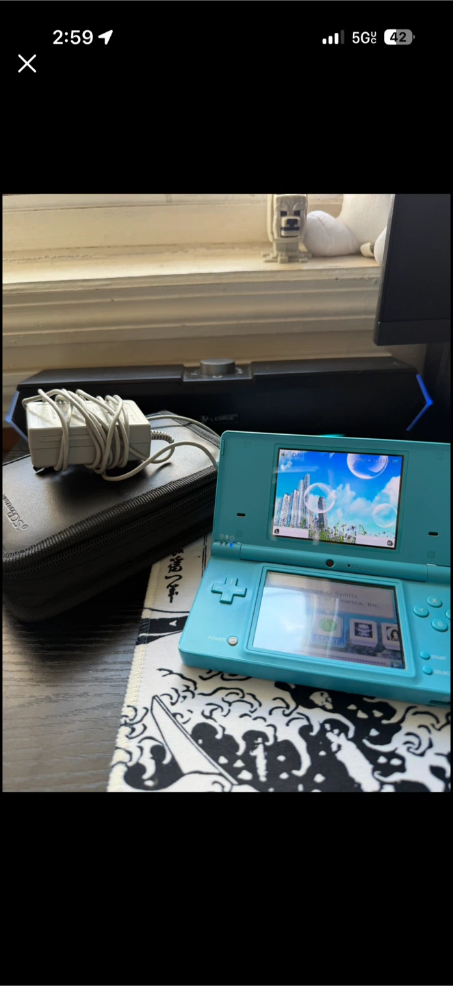Nintendo DSi Blue – Ready to Play + Case, Charger & Stylus - photo 3