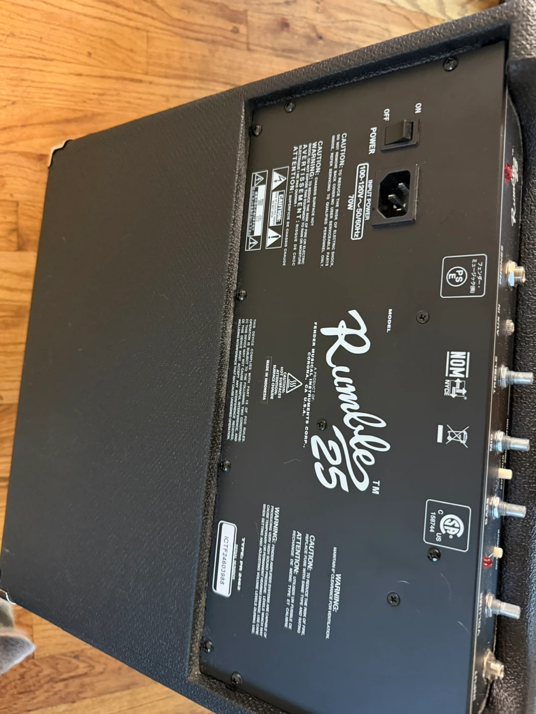 Fender Rumble 25 Bass Amp – Tested & Working - photo 4