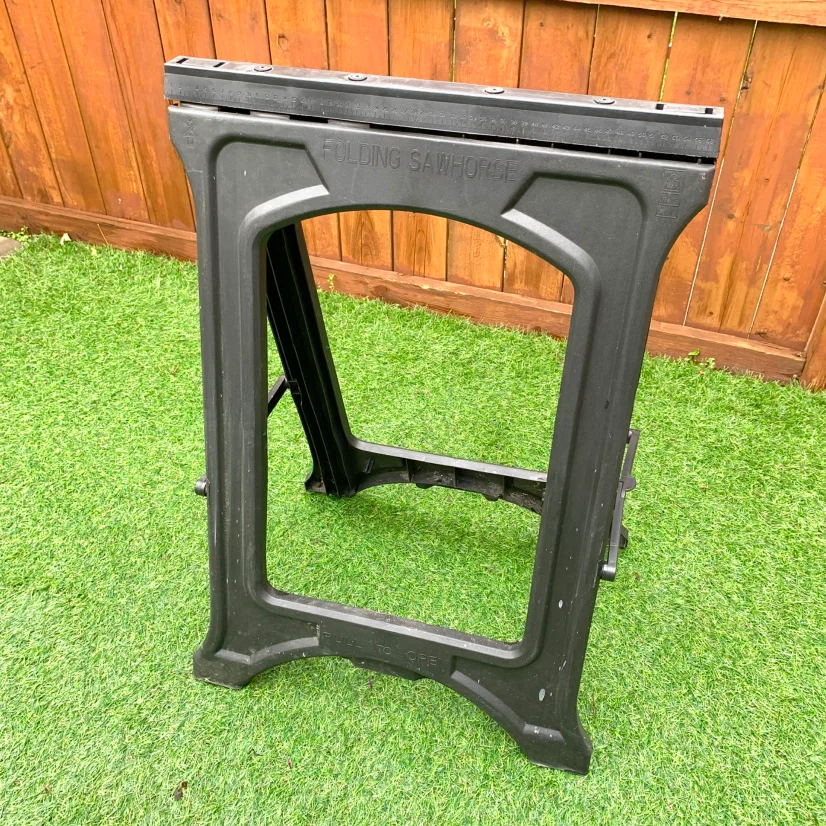 Folding Sawhorse Heavy Duty Work Stand Tools DIY 250 lb Capacity