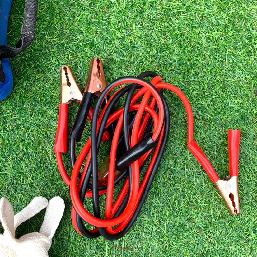 Booster Cables Car Emergency Roadside Kit First Aid Safety Kit - photo 3