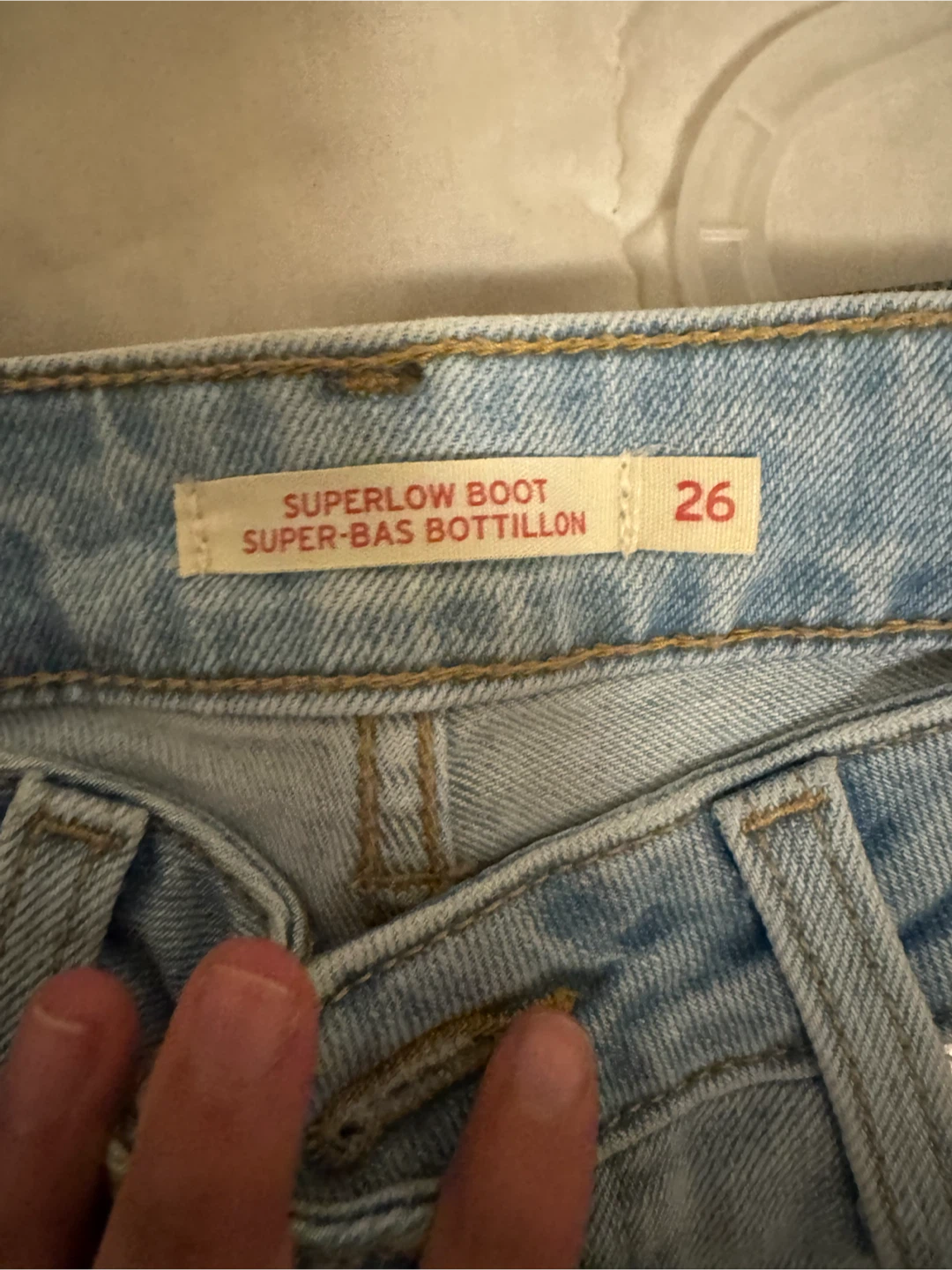 Levi's Superlow Boot Jeans - Size 26 - photo 4