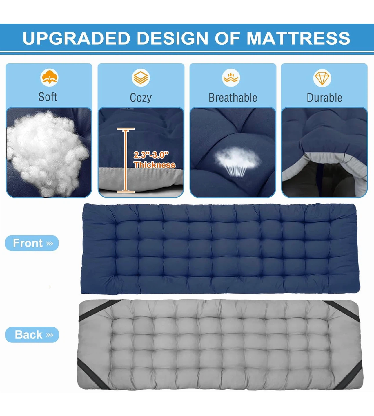 Oversized XL Camping Cot Bed - photo 4