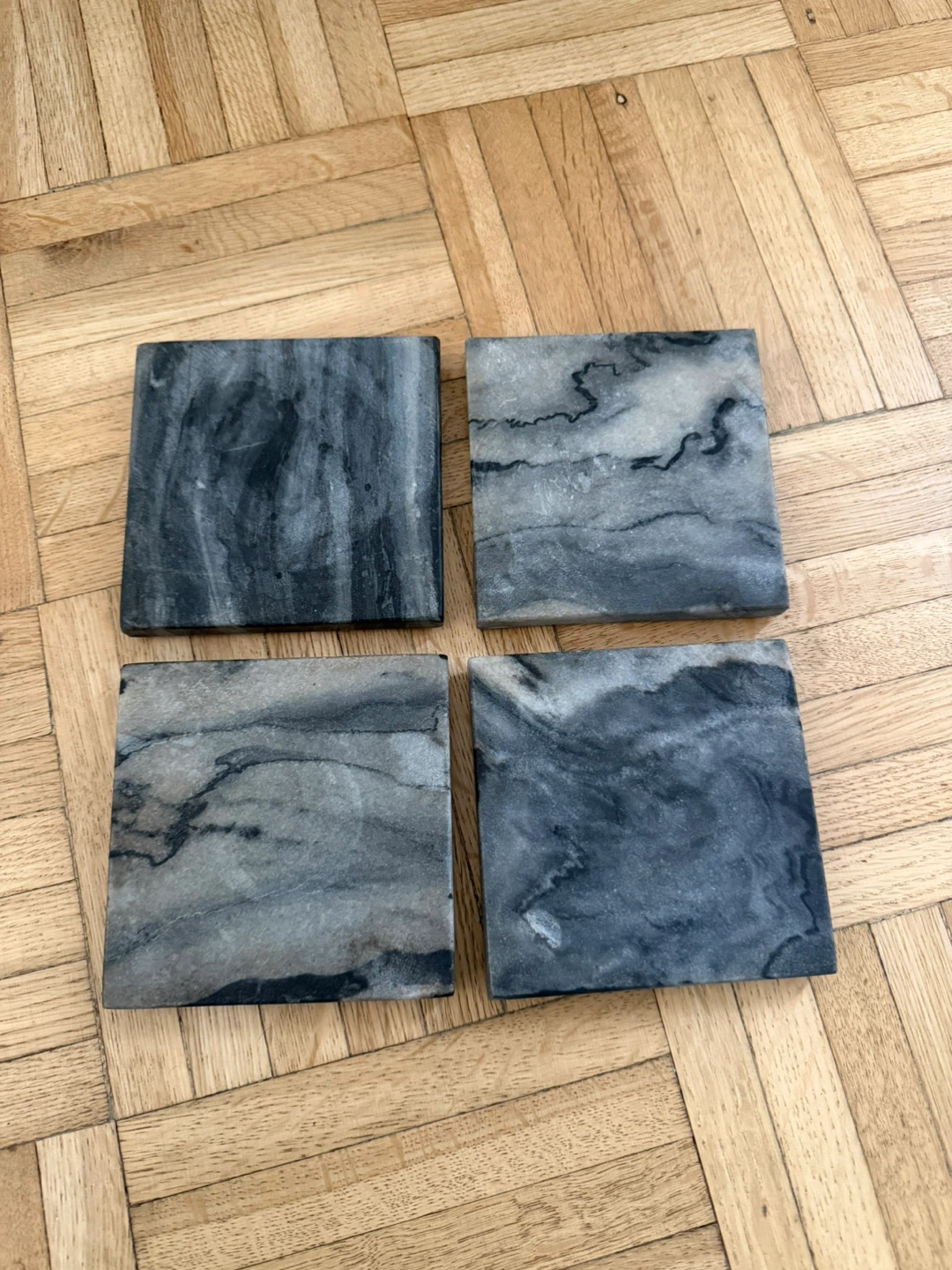 Set of 4 Marble Coasters