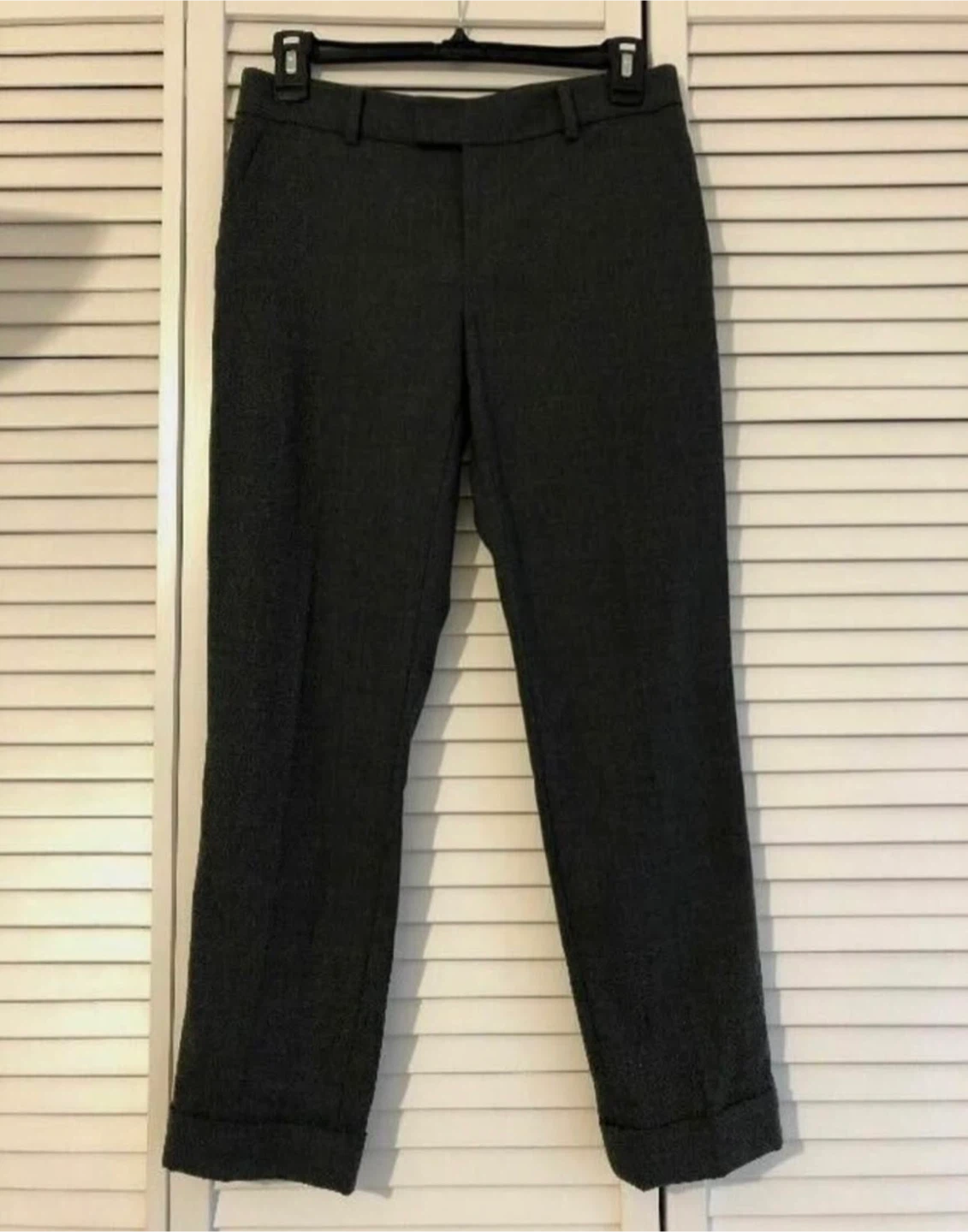 Brand new Club Monaco wool blend Charcoal Betia Pant - photo 2