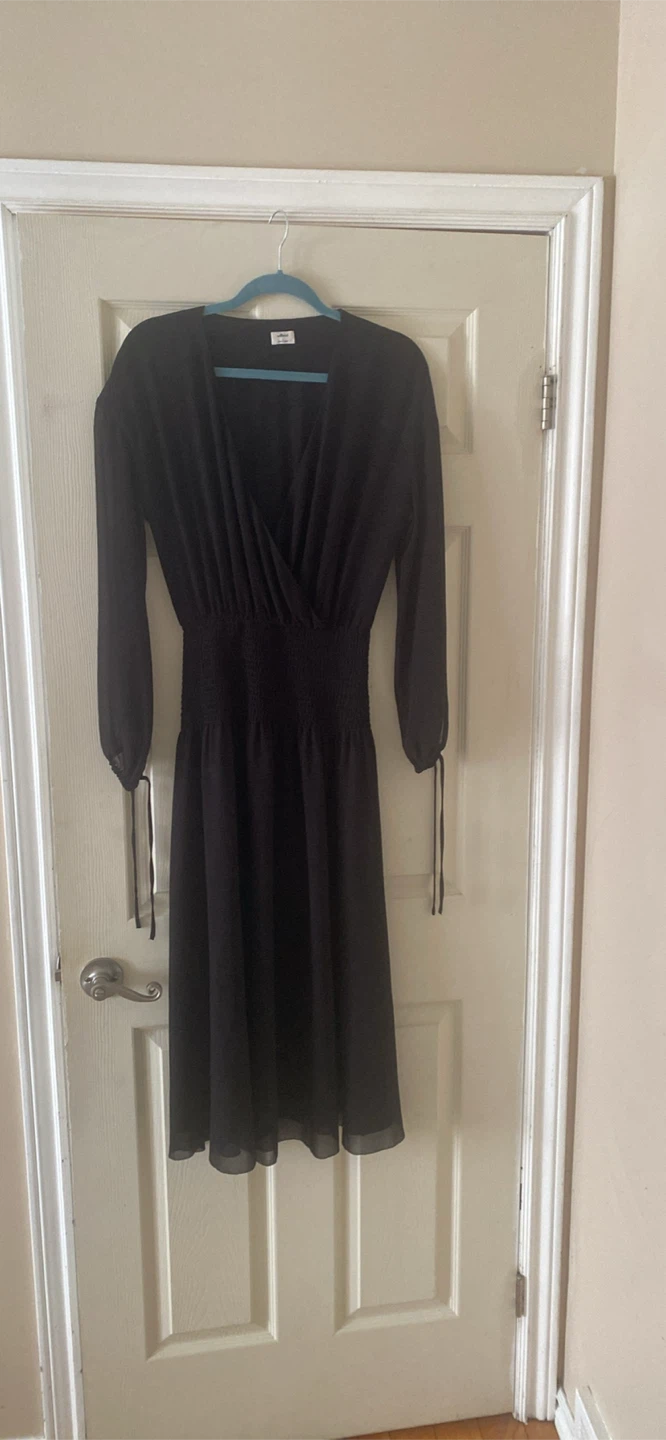 Wilfred Black Long Sleeve Dress