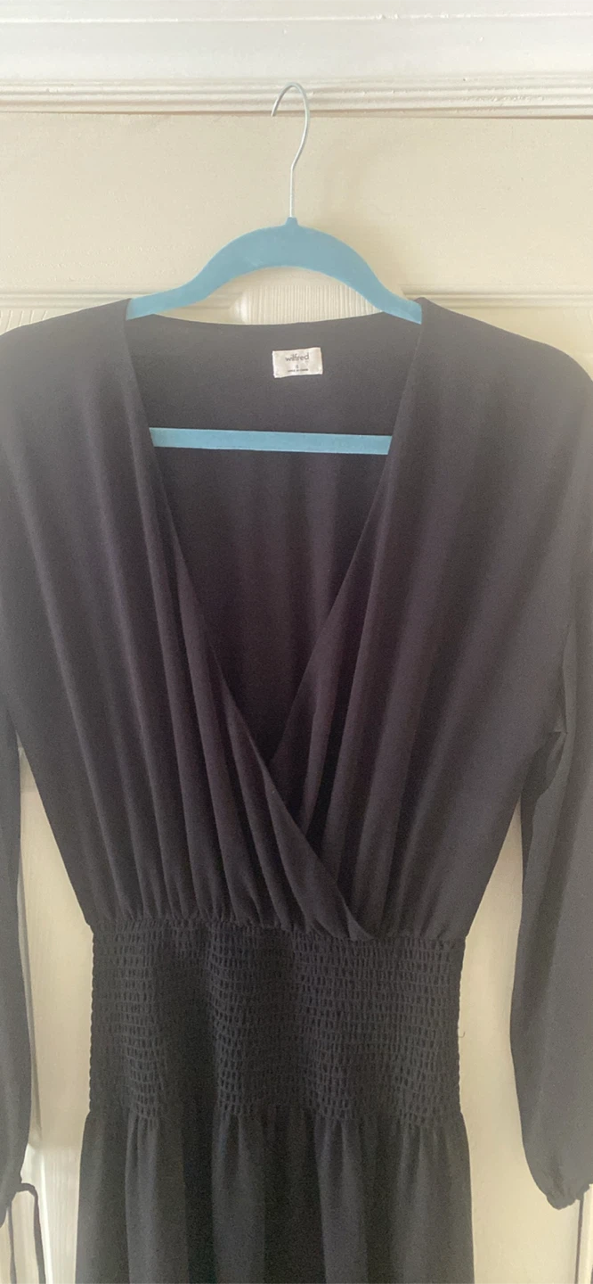 Wilfred Black Long Sleeve Dress - photo 2