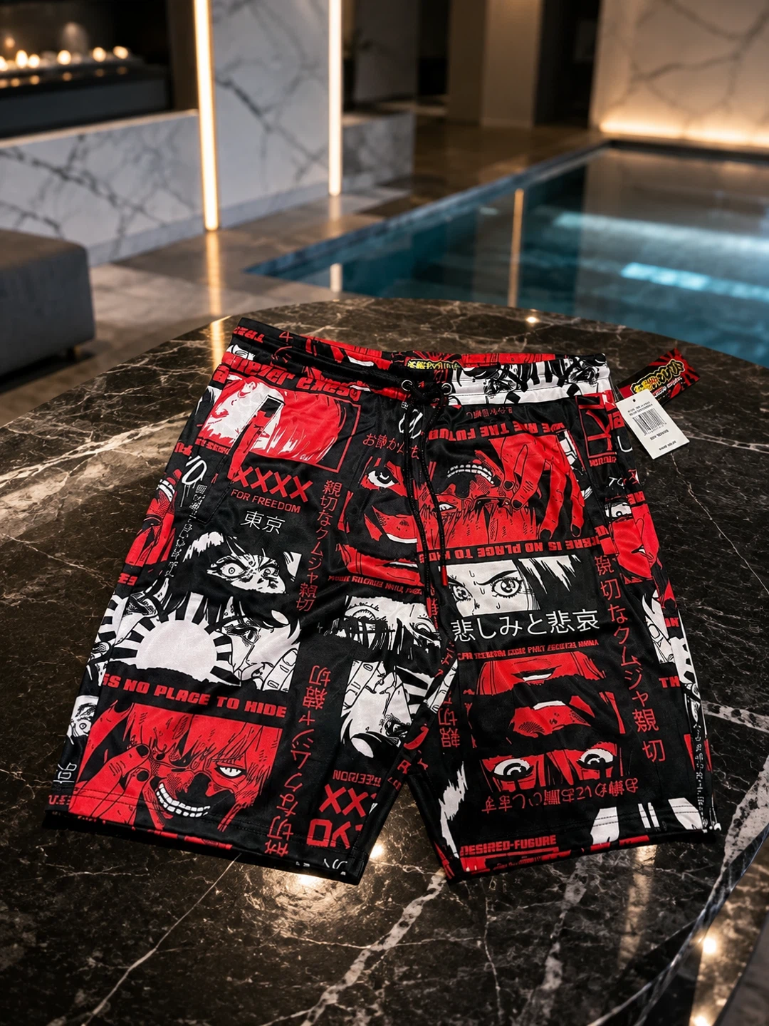 NEW Fresh Prints of Tokyo Men’s M Anime Manga Swim Shorts - photo 4