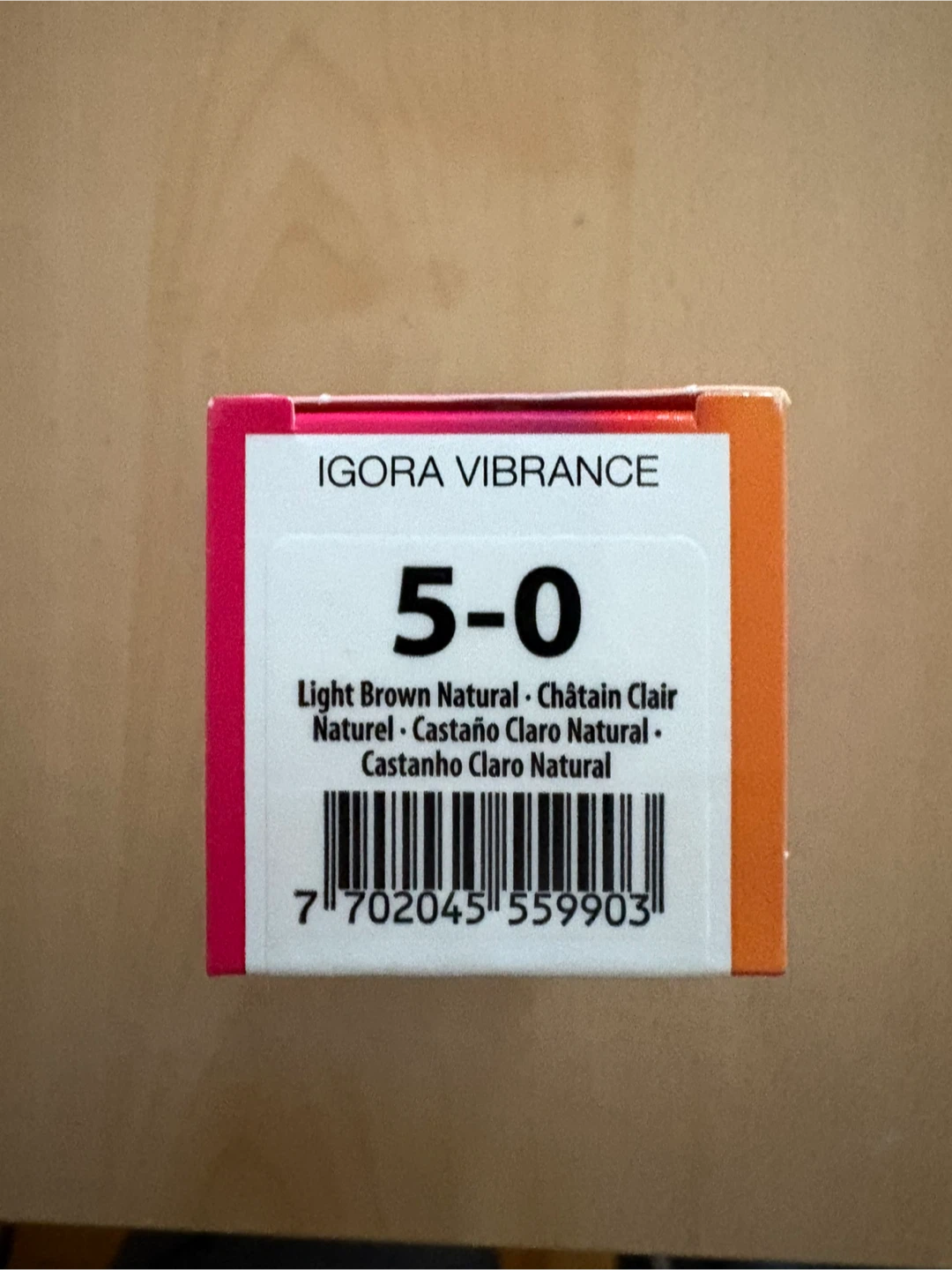NIB Schwarzkopf IGORA VIBRANCE 5-0 Light Brown Hair Colour - photo 2