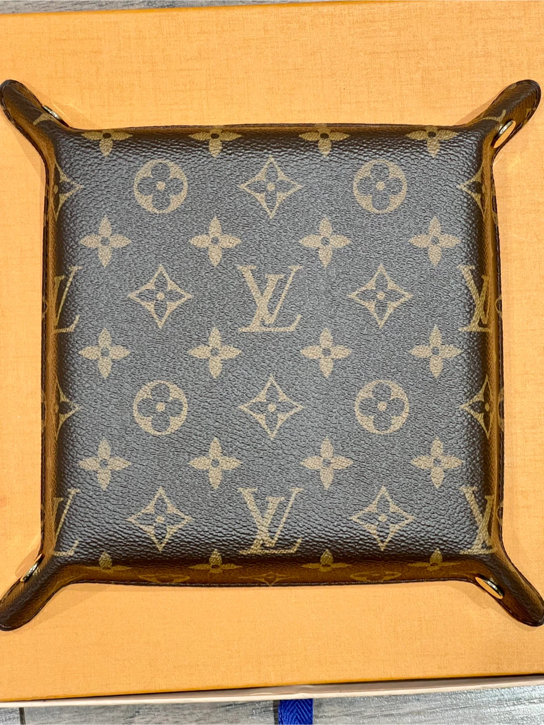 Change Tray Monogram Canvas and Leather - photo 3