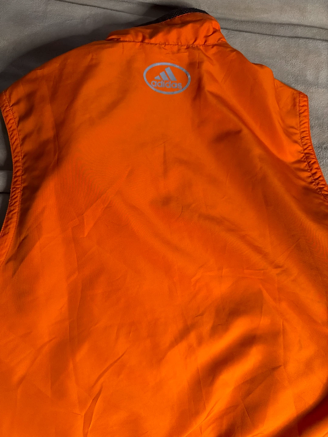 Adidas Orange Mesh Lined Vest Medium - photo 3