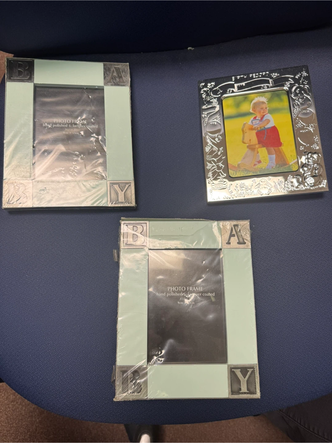 Photo Frames (2) - Hand Polished & Lacquer Coated