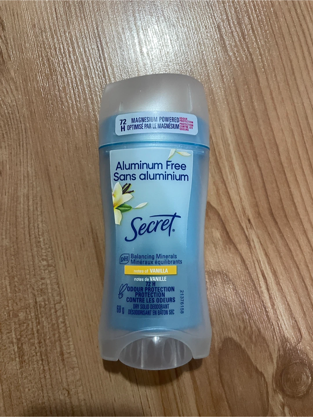 Secret deodorant vanilla scrnt