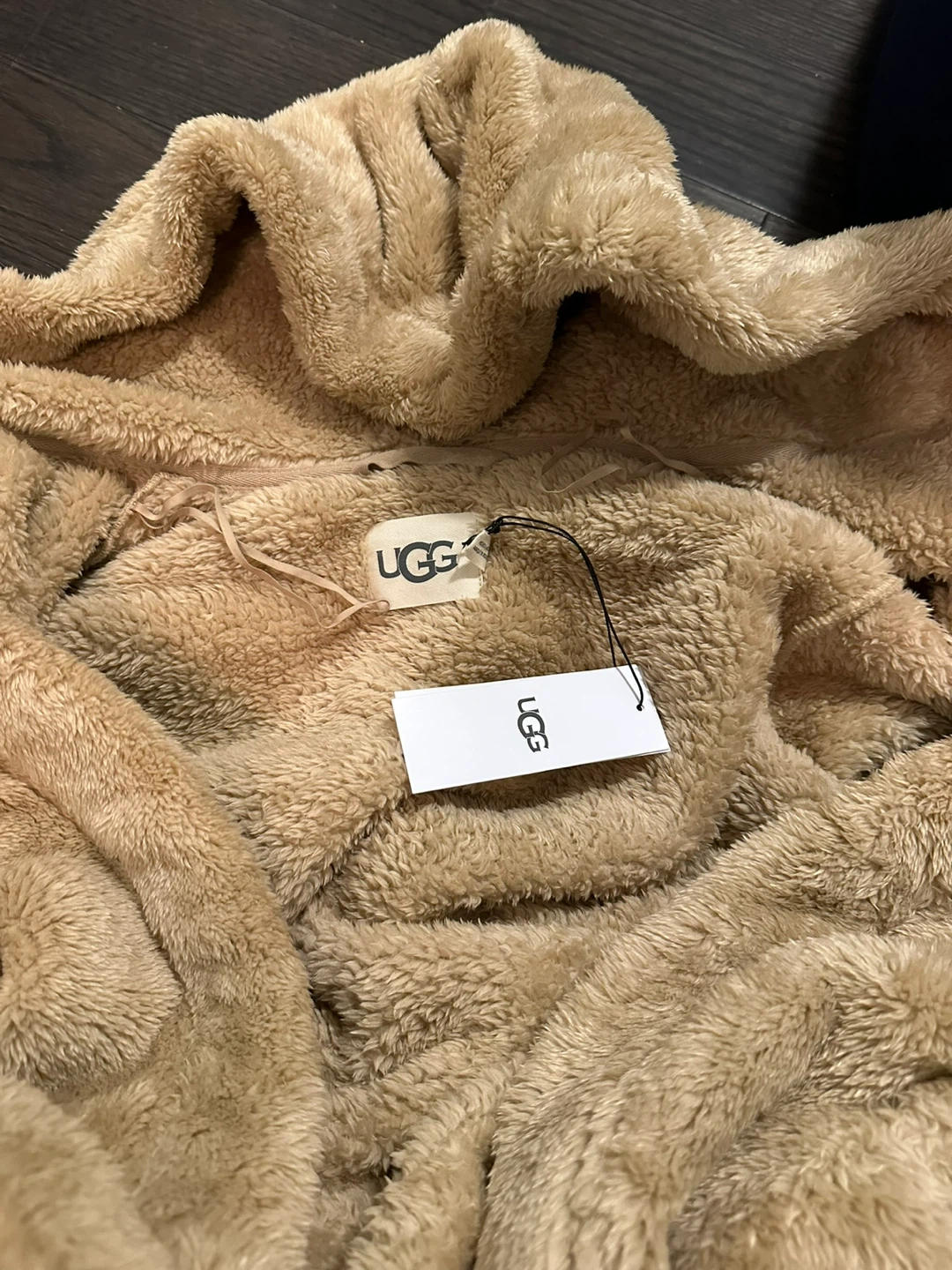 UGG Aarti Plush Fleece Hooded Robe XS - photo 3