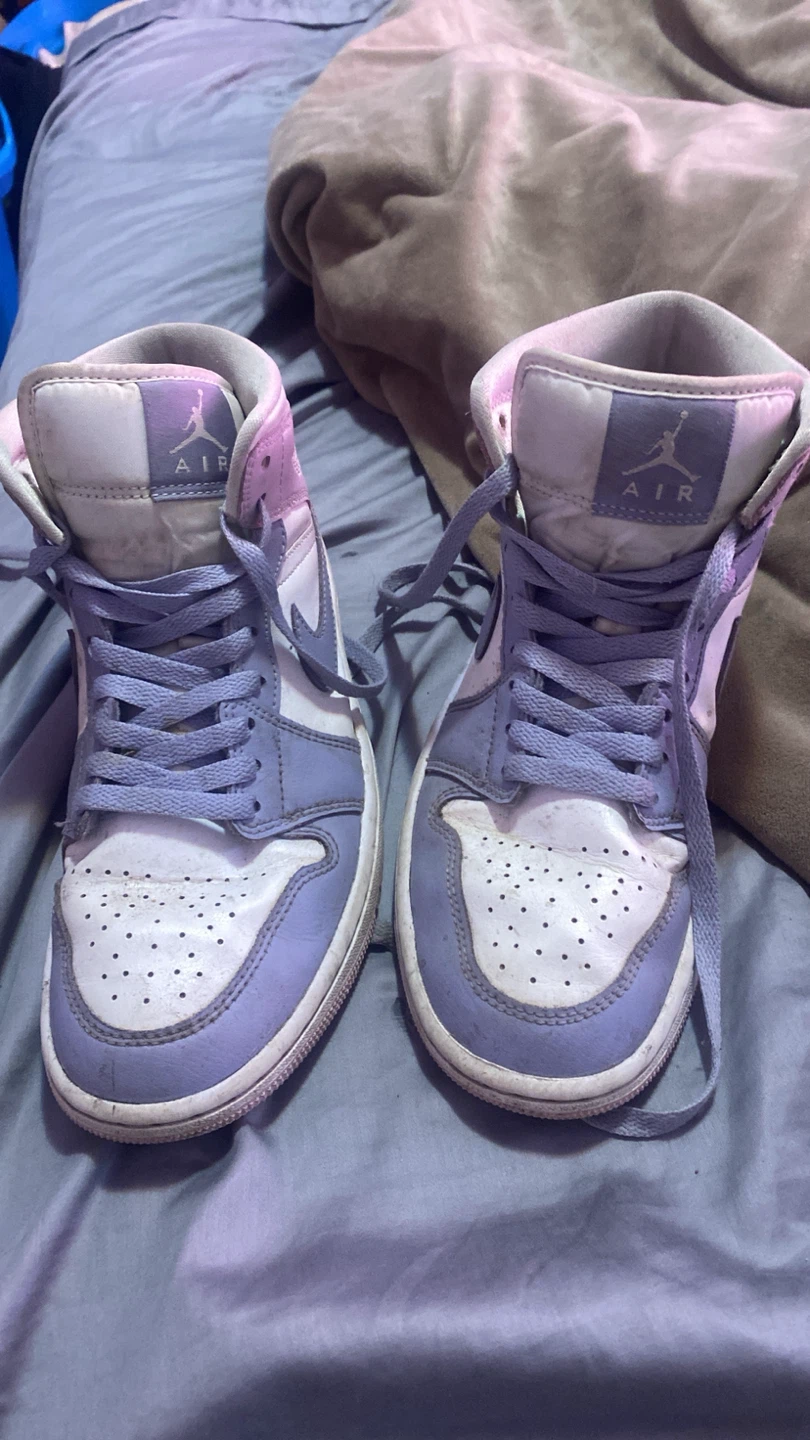 Jordan Women's 1 Mid Indigo Haze / Doll-White US 8 - photo 5
