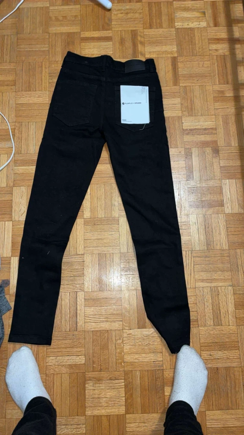 Purple Brand Black Denim Jeans