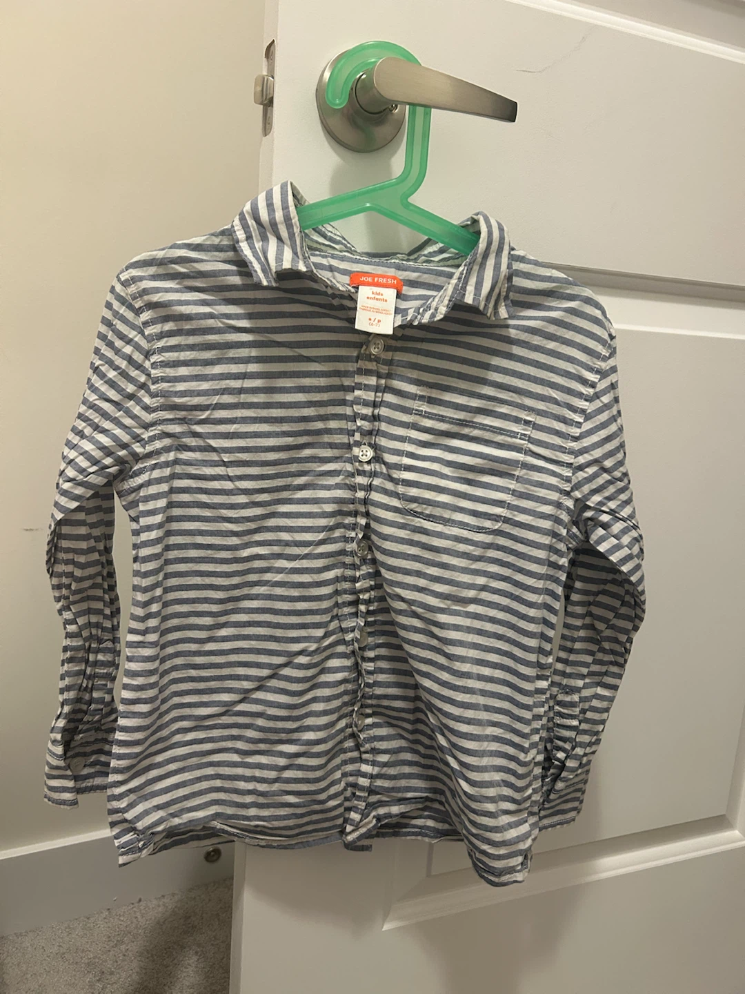Joe Fresh Striped Button-Up Shirt