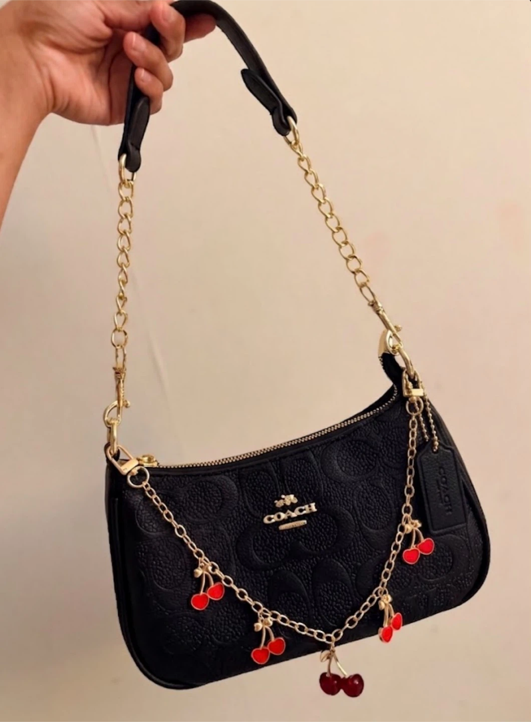 Coach Cherry Embellished Shoulder Bag - photo 3