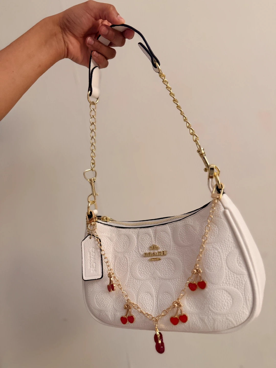 Coach Cherry Embellished Shoulder Bag - photo 4