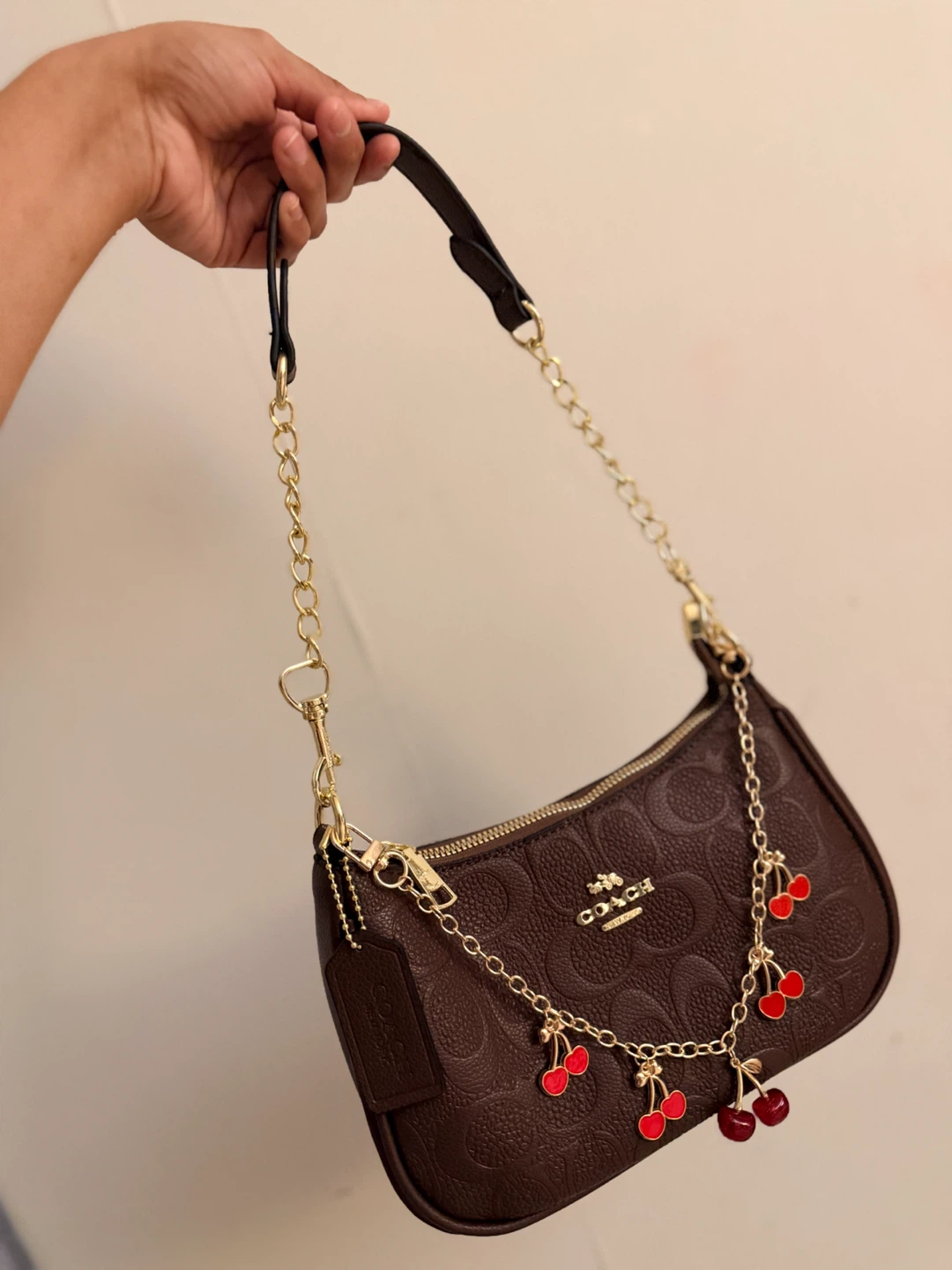 Coach Cherry Embellished Shoulder Bag - photo 5