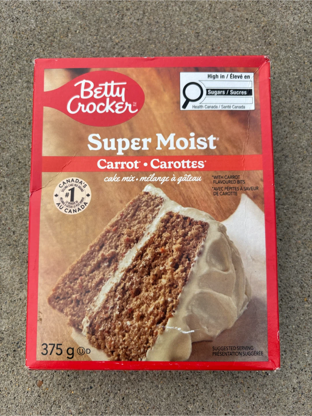 Betty Crocker Super Moist Carrot Cake Mix 375g