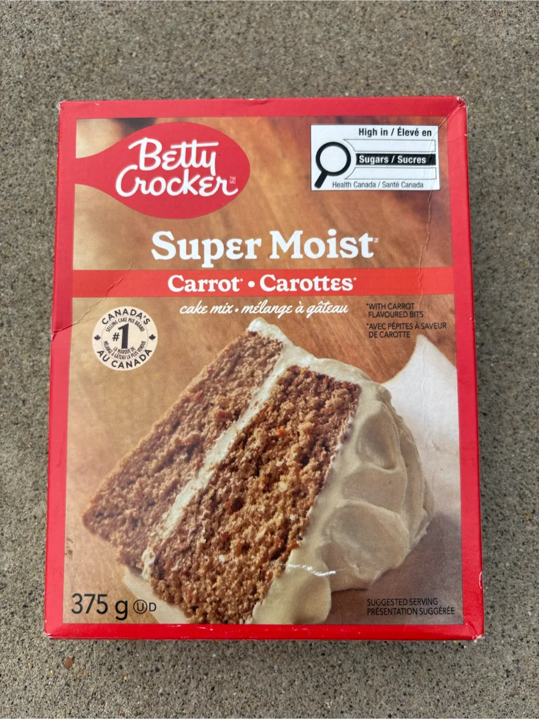 Betty Crocker Super Moist Carrot Cake Mix 375g