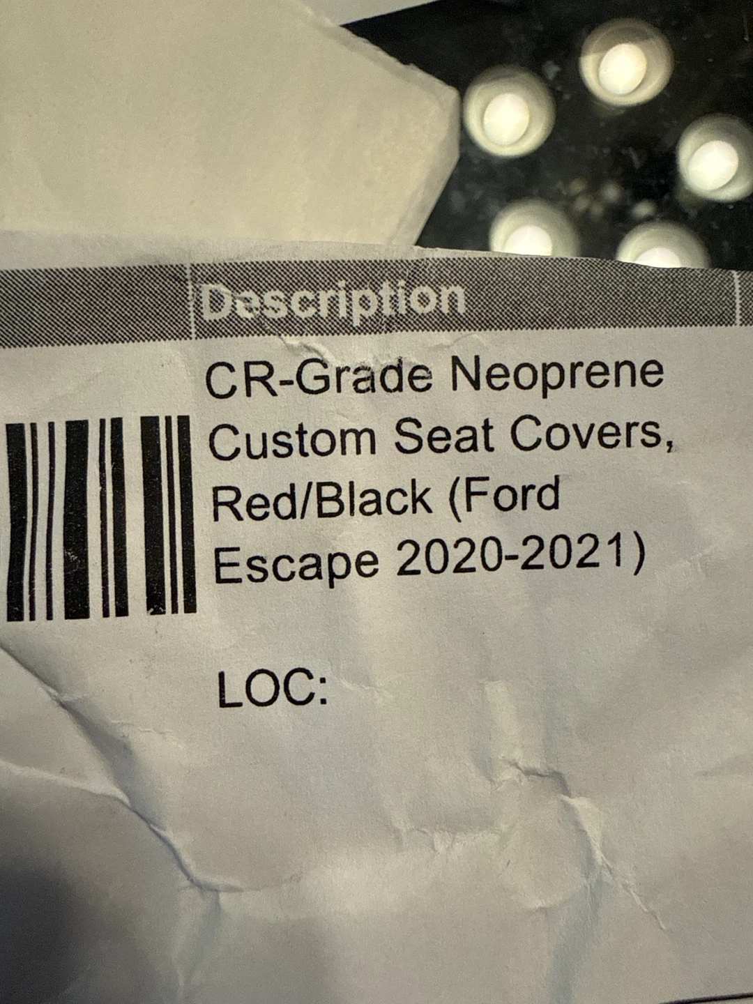 CR-Grade Neoprene Custom Seat Covers - Red/Black - photo 5