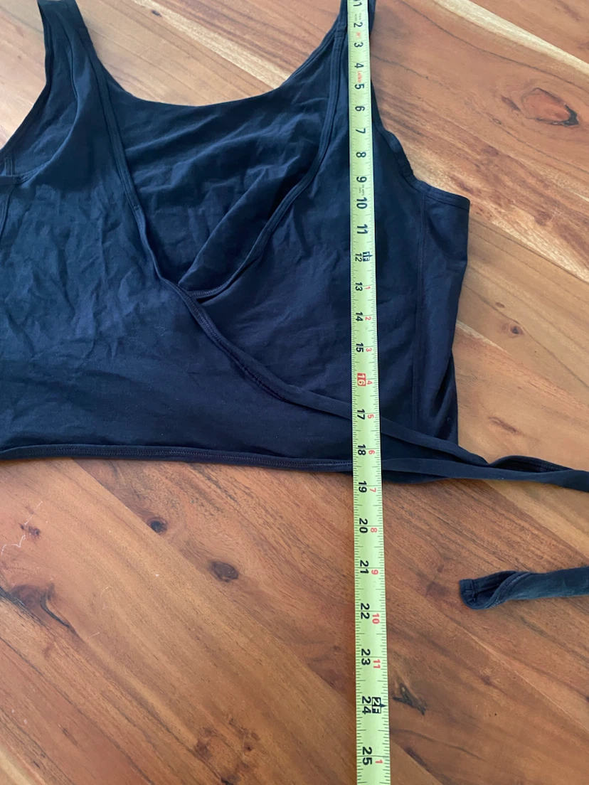 Lululemon Black Wrap Tank Top medium size 8 - photo 5