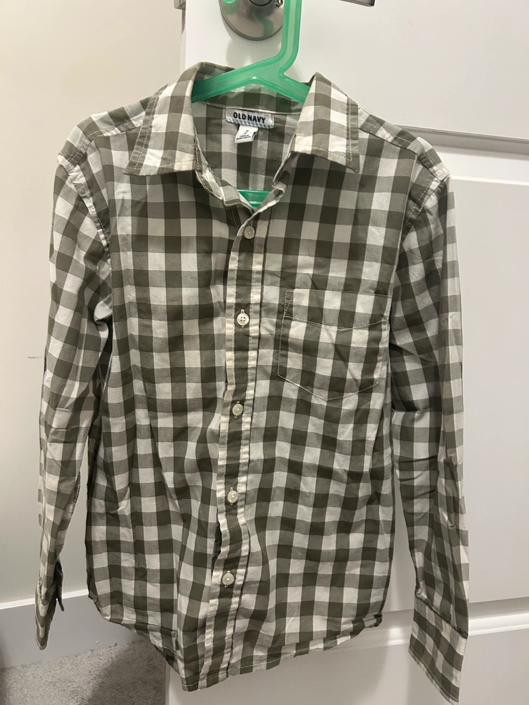 Old Navy Gingham Button-Up Shirt - Men's Medium