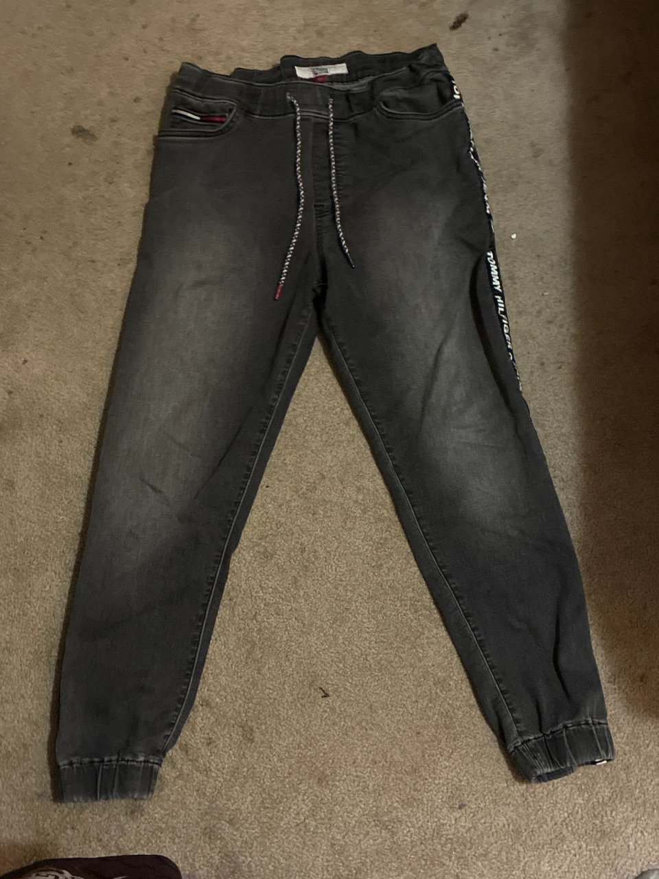 Tommy Hilfiger Denim Black Jogger Jeans